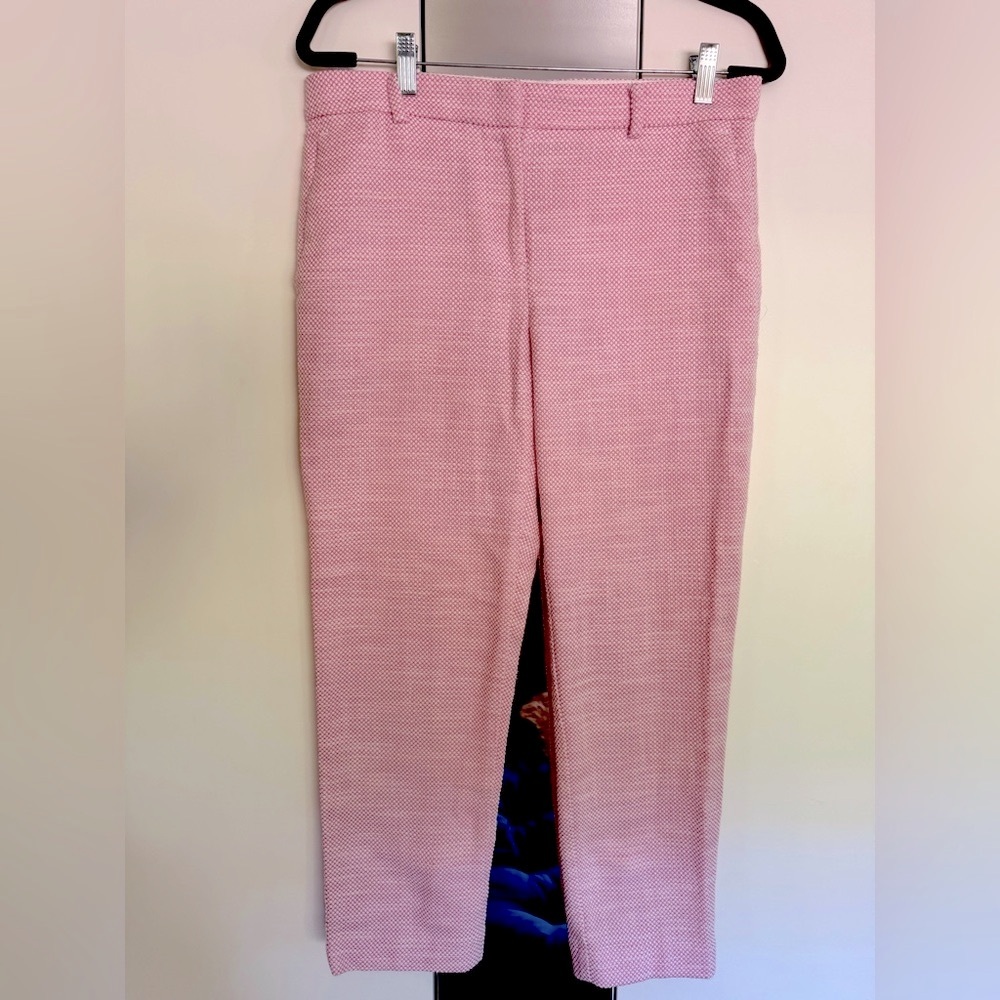 Pink and white Ann Taylor Dress Slacks size 6